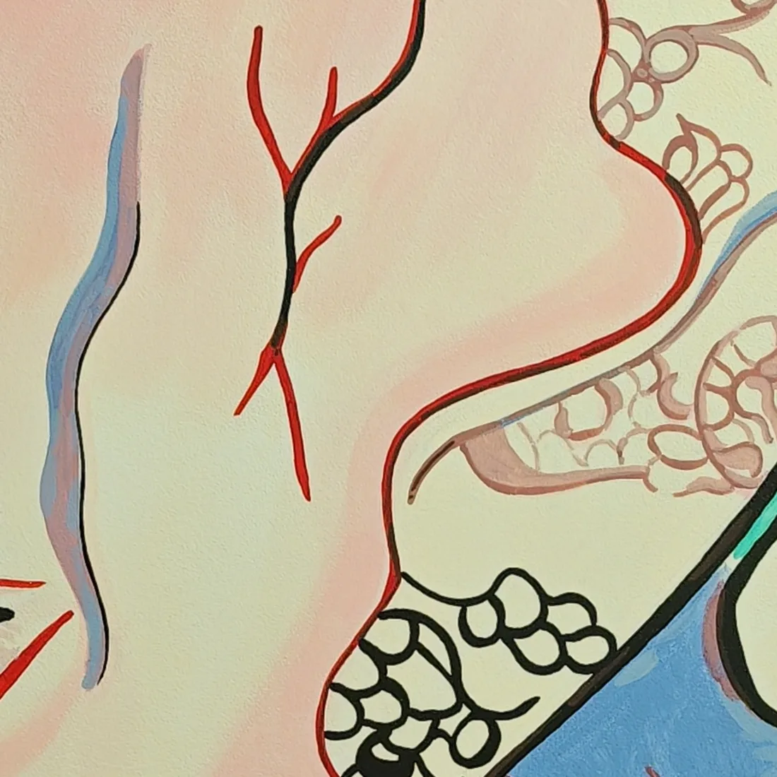 Fragmento 3 del dibujo «La cara del corazón»